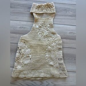 Elegant Crochet Sleeveless Top